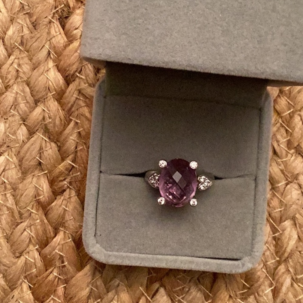 Judith Ripka Amethyst ring